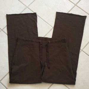 Brown sweatpants